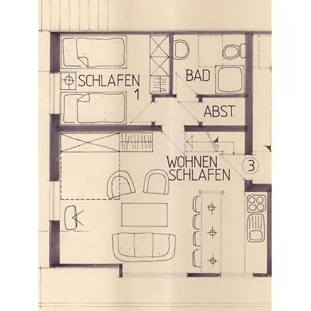 1 With 1 Bedroom & Terrace * Westerland